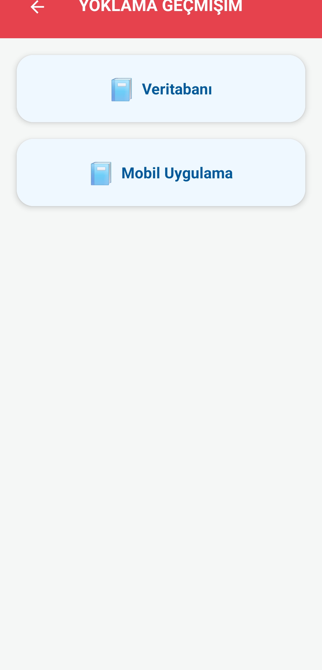 Yoklama Geçmişi Filtreleme