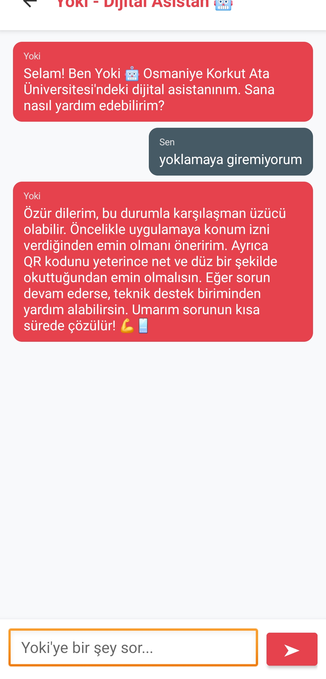 Yoki - Dijital Asistan Arayüzü